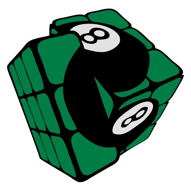 cube billard boule rubi forme