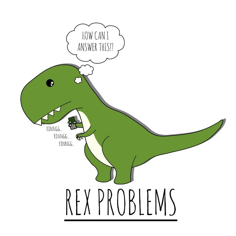 T-Rex Dinosaurier Fleischfresser Telefon Geschenk