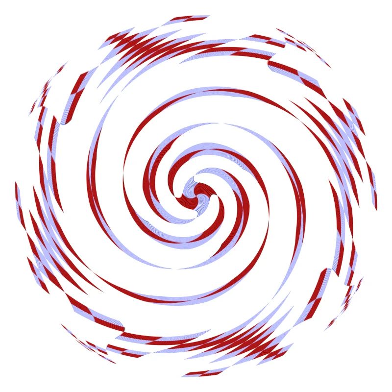 centrifugal pattern, Kreiselmuster