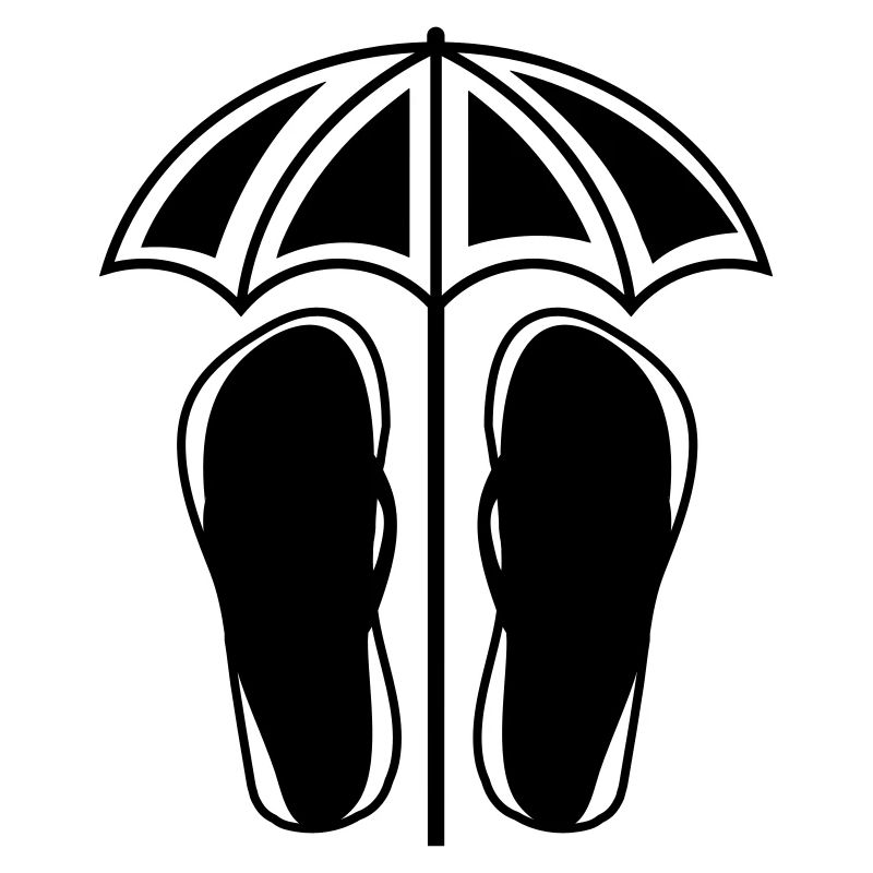 flipflops schirm