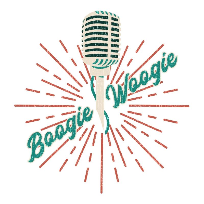 Boogie Woogie vintage microphone gift