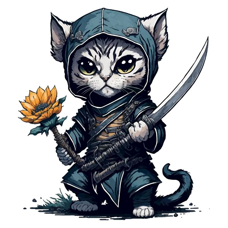 Le chat ninja