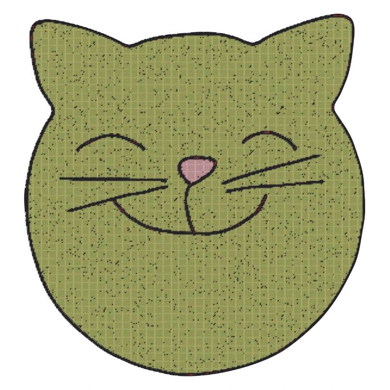 Cat laughs