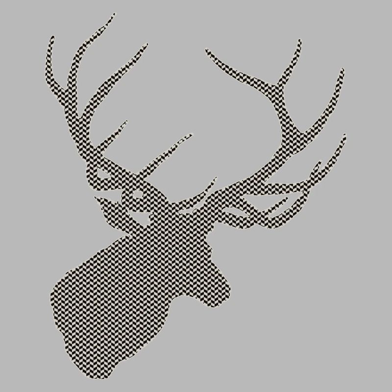 Deer with pattern