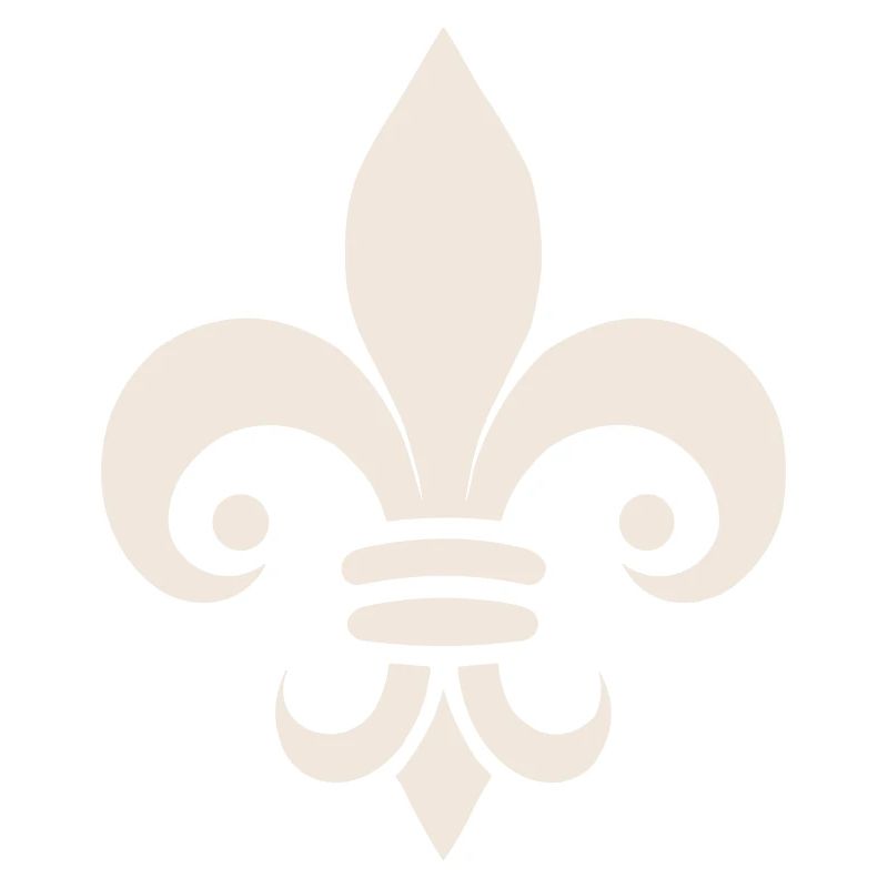 Schlichtes Fleur de lys Design