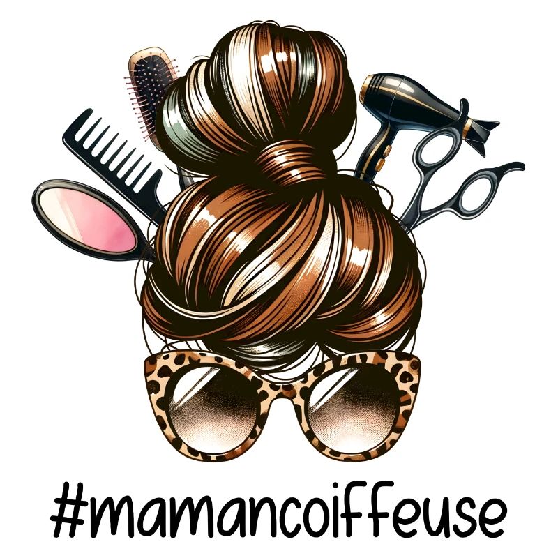 Chignon Mère Coiffeuse Super Maman Coiffeuse