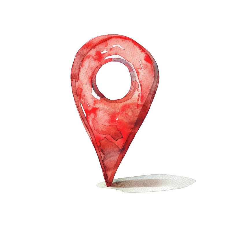 L’icône GPS détermine l’emplacement