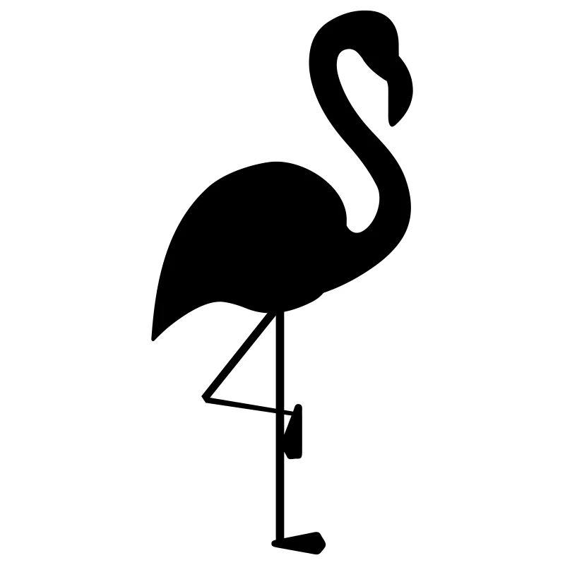 Conception de flamant rose