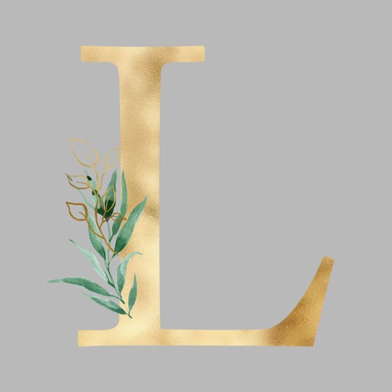 Customizable Monogram L Botany