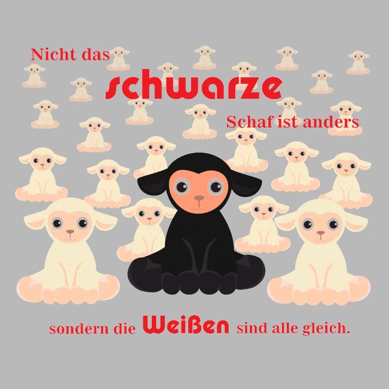 Sei das schwarze Schaf - sei anders