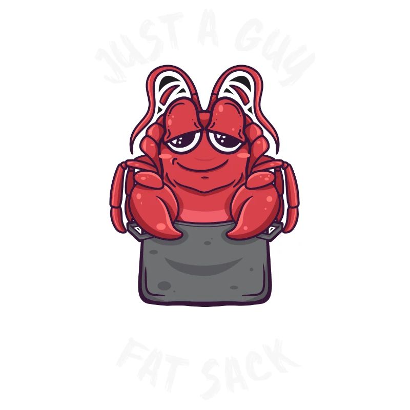 Just A Guy With A Fat Sack Funny Cajun Crawfish