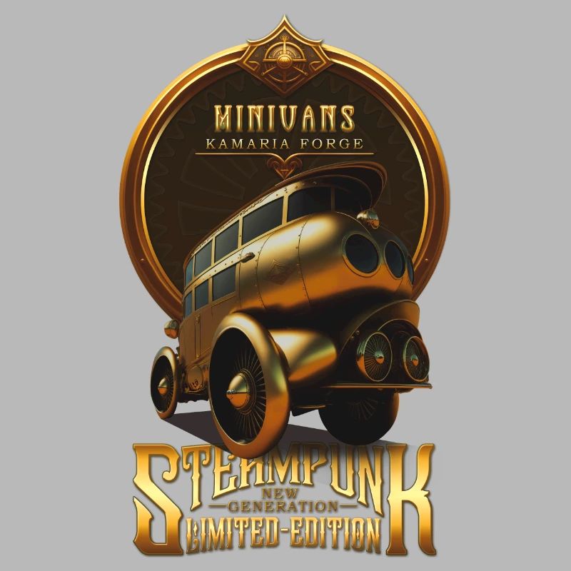 STEAMPUNK OLDTIMER OLDTIMER RETRO MINIVANS