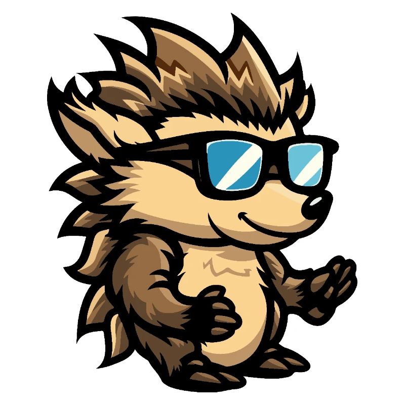 Hedgehog Cool Comic