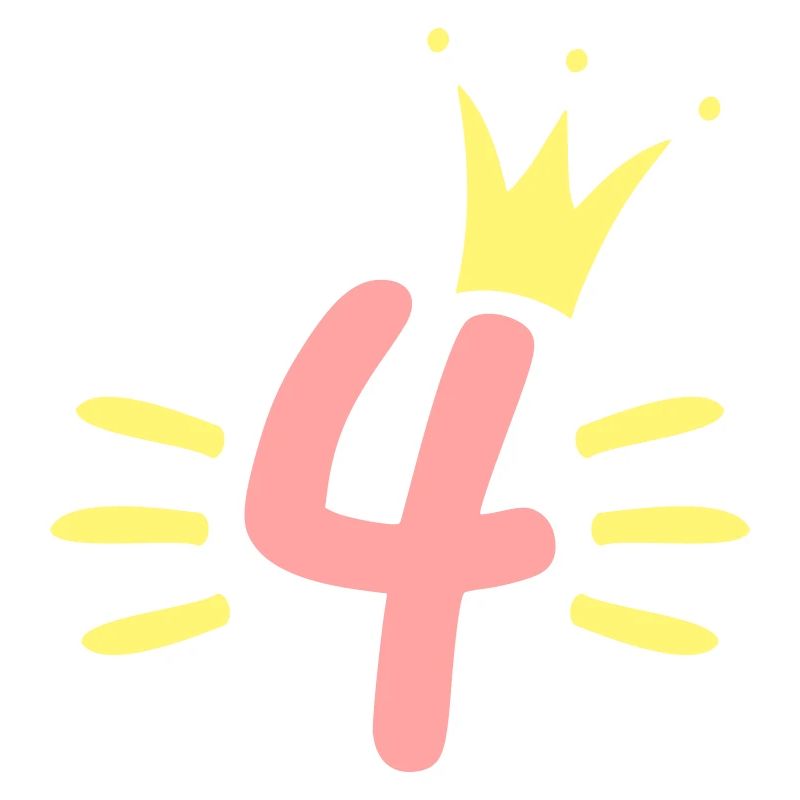 4th Birthday Crown
