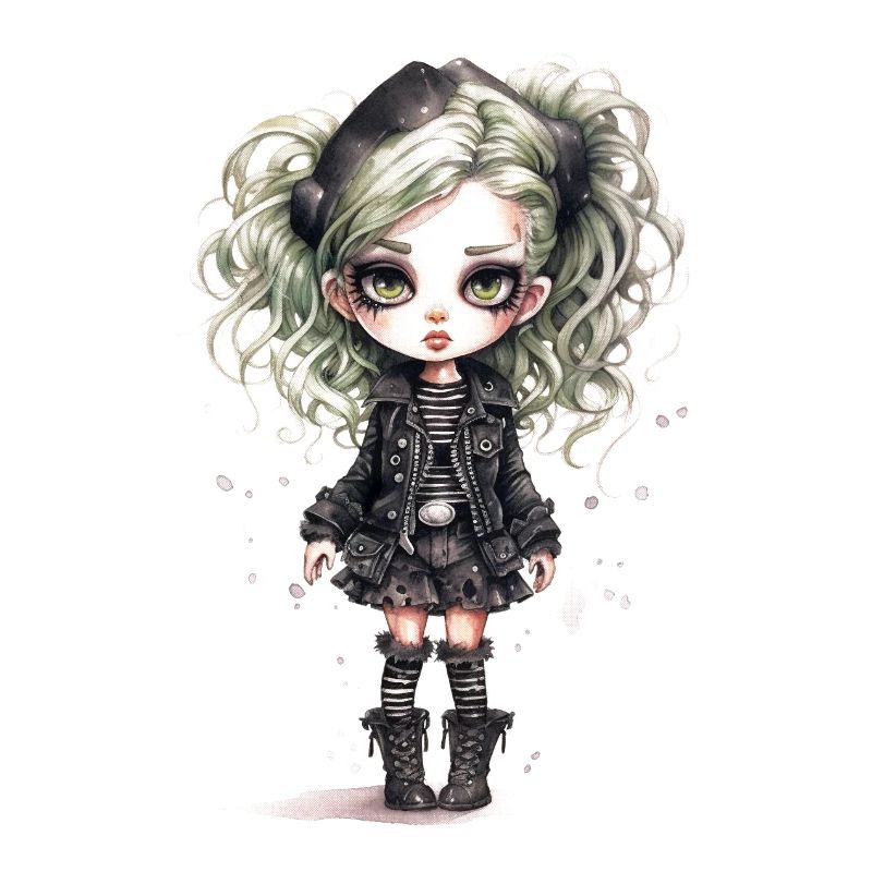 Fille gothique