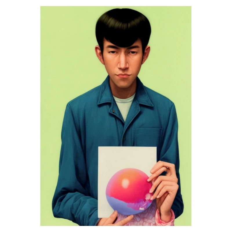 Bubble Gum Art Image - Selfie Artwork on LSD