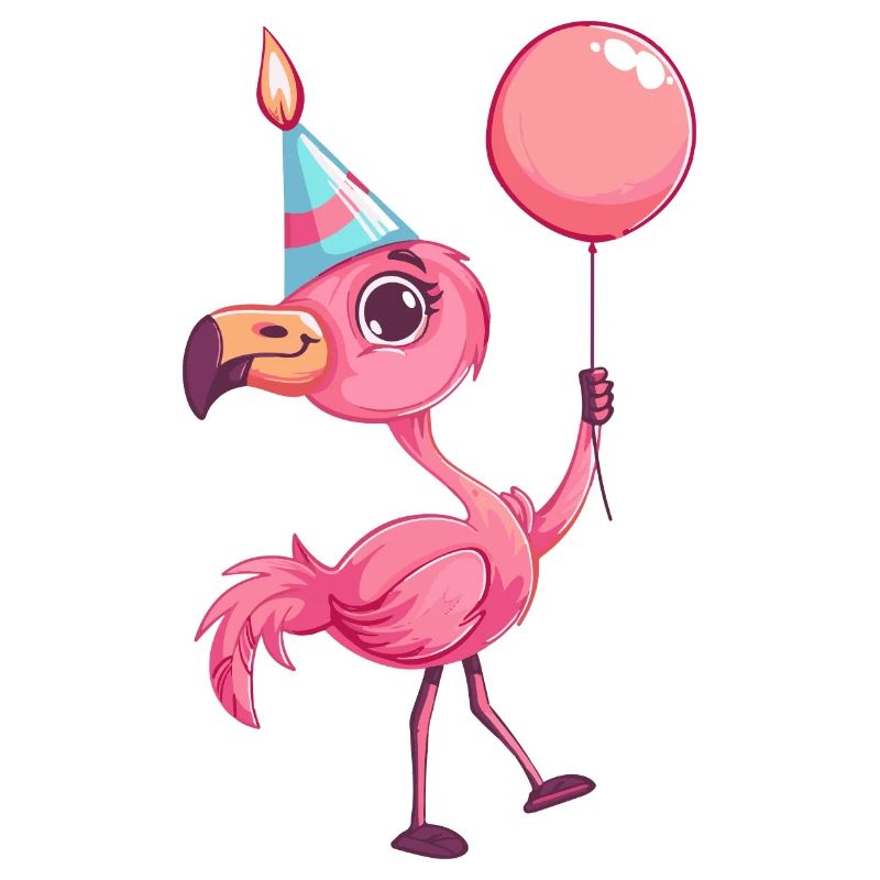 Flamingo Birthday Comic