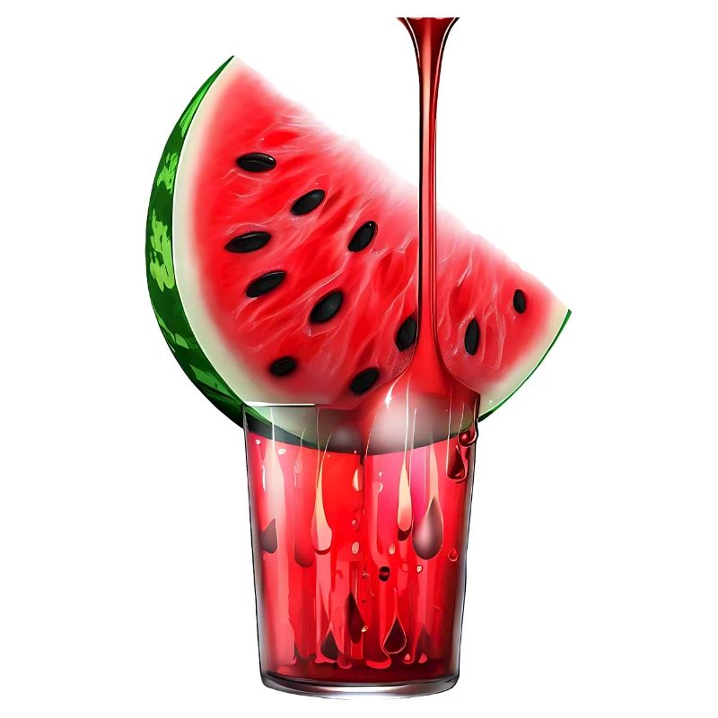 Pastèque juteuse dans un bocal