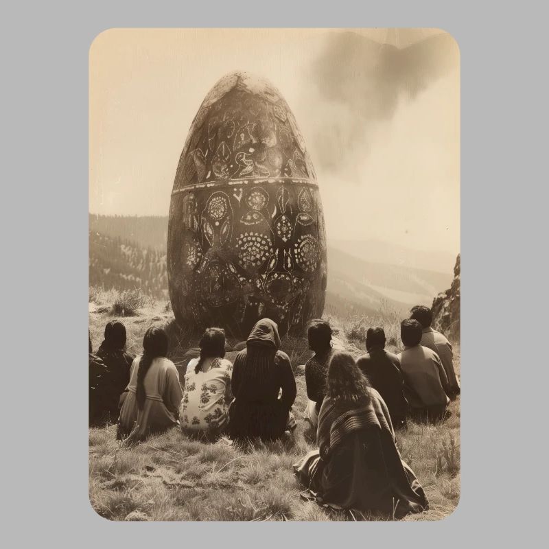 praise the egg monolith