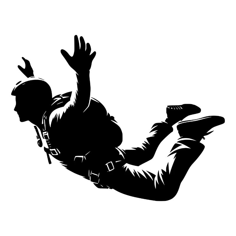 Skydiving Man Jumping Flight