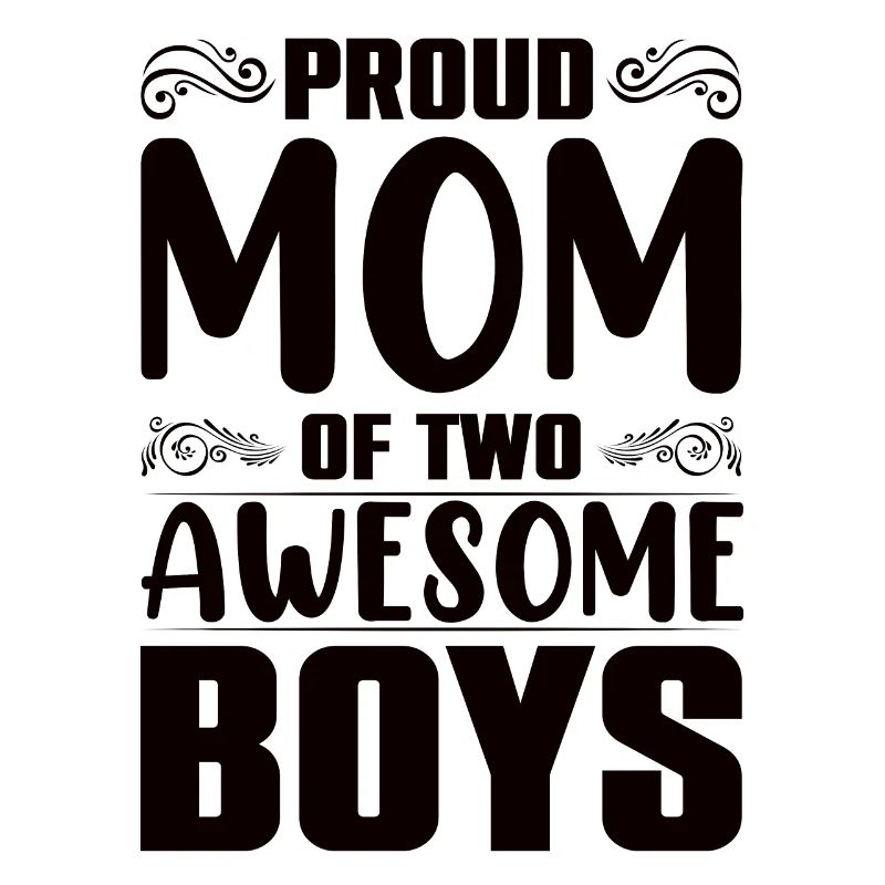 Mama Von Zwei Jungs Mutter Muttertag
