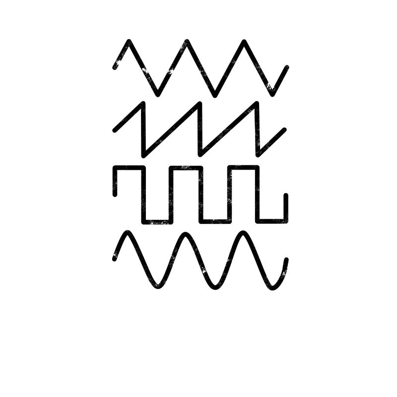 Synthesizer Synth Audio Waveform design -