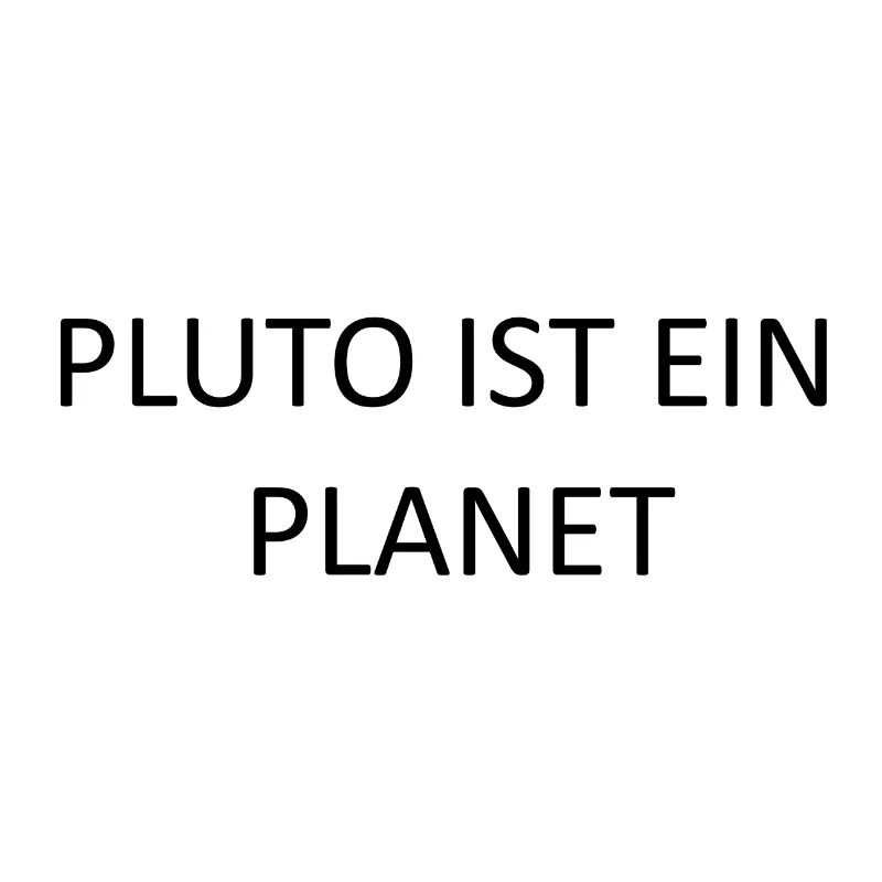 Pluto ist ein Planet!!!