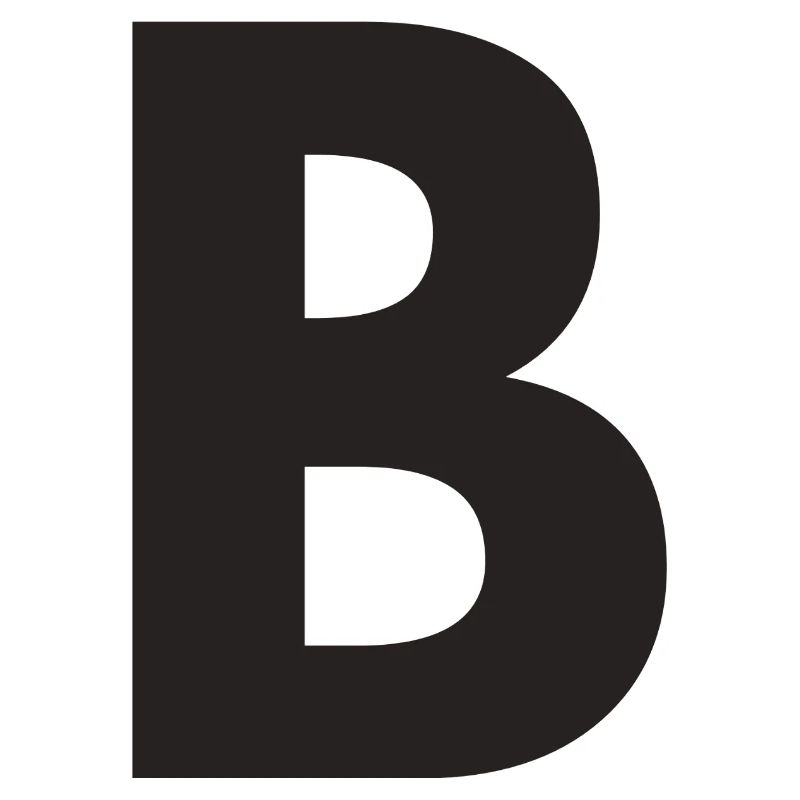 B