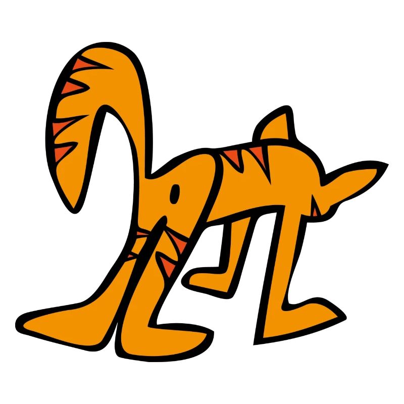 getigerte Katze,Cat,Comic