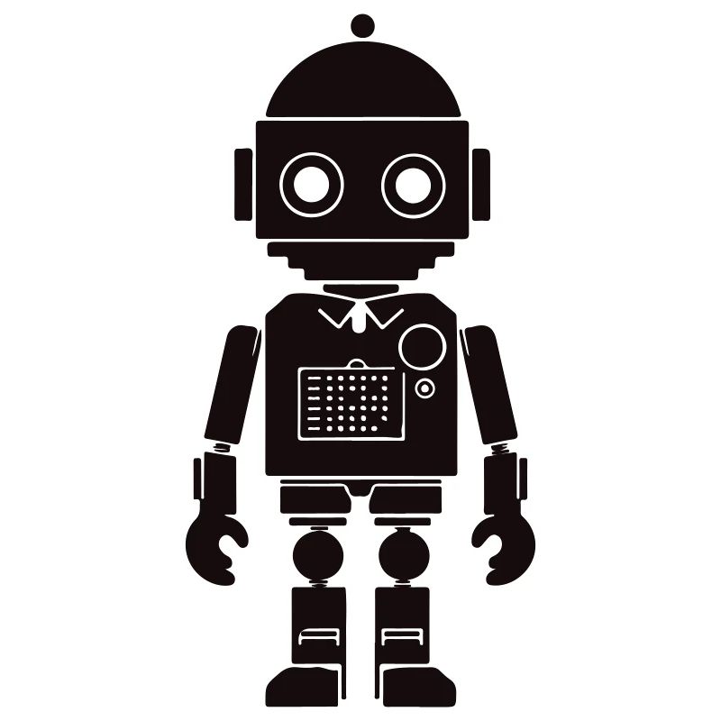 Robot silhouette