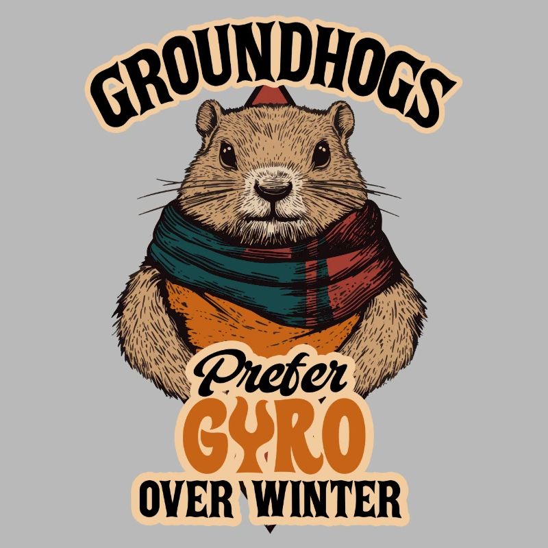 Groundhogs Prefer Gyro Over Winter Fun