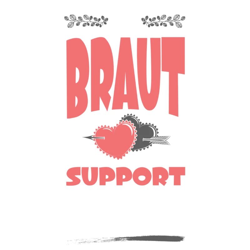 Braut Support 2024 Hochzeit Herz