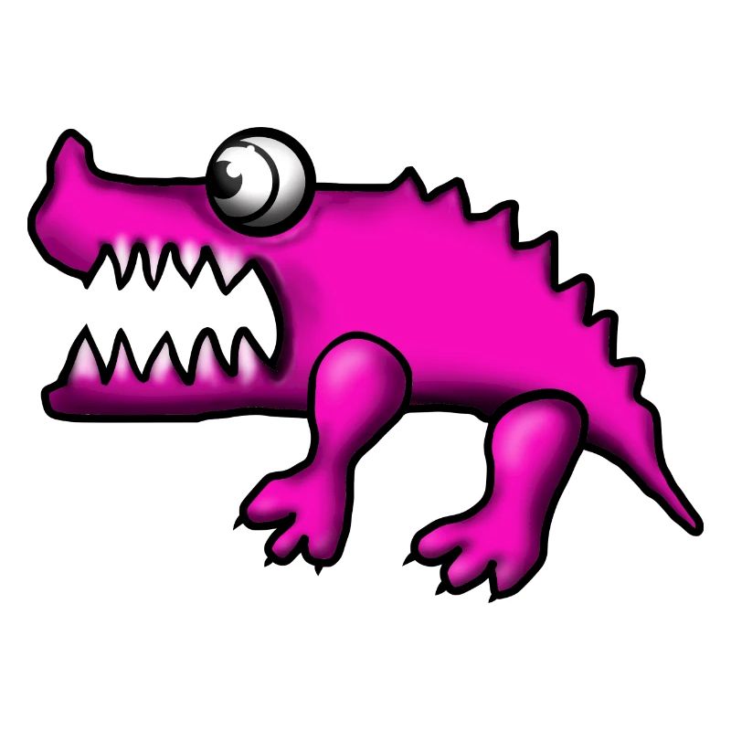 Crocodile pink