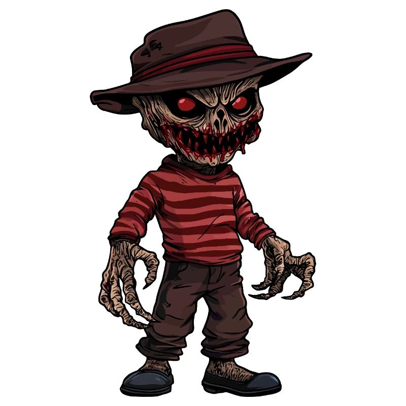 Gruselig Freddy Halloween Süßes oder Saures