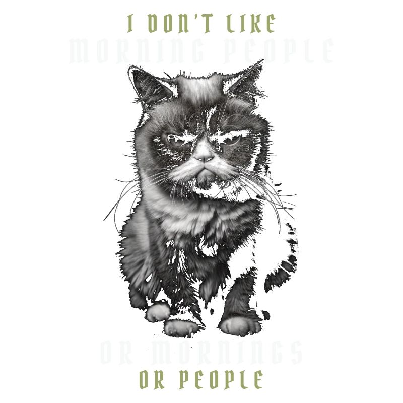 Ich mag keine Morgenmenschen oder Morgenmenschen oder Menschen