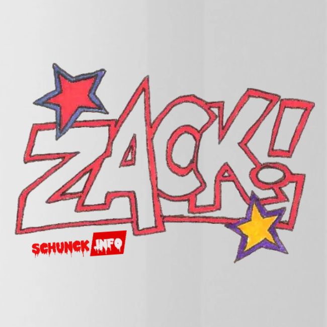 Schriftzug Zack