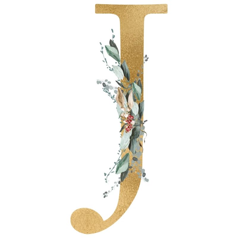 Customizable Monogram J
