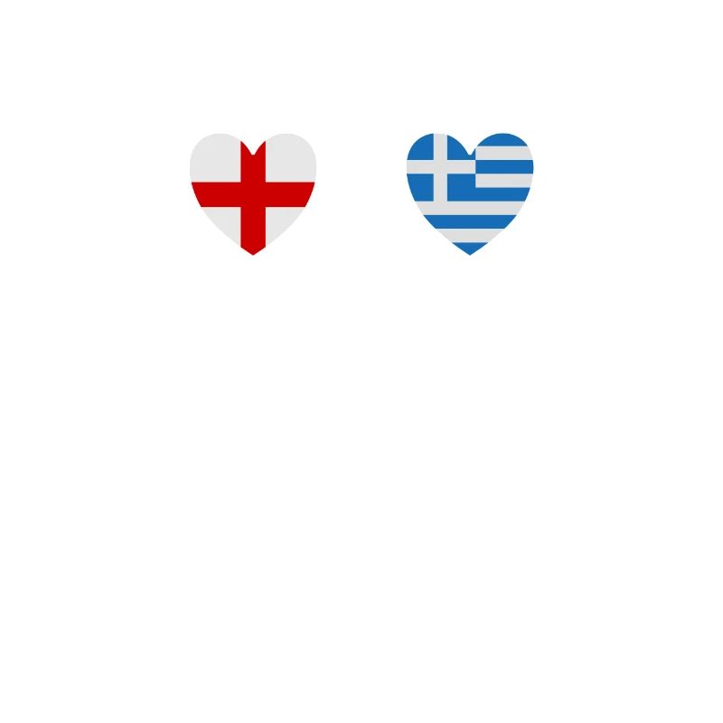 Angleterre et Grèce Drapeaux hellas grecs
