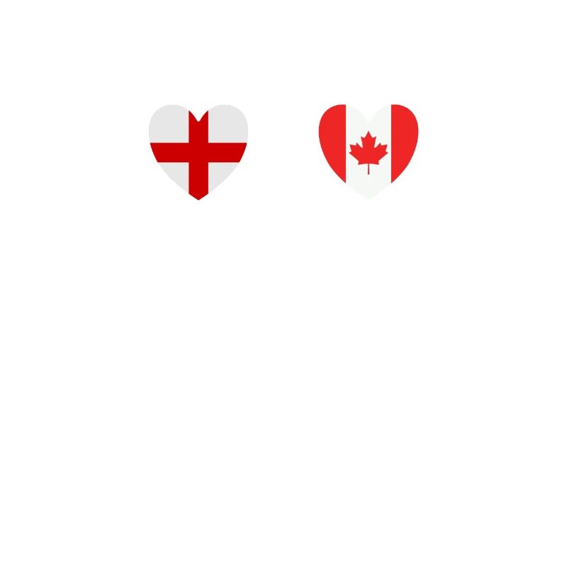 Drapeaux de l’Angleterre et du Canada drapeau canadien