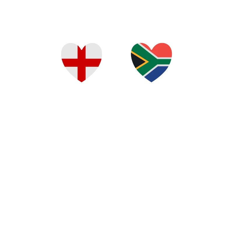 Drapeaux de l’Angleterre et de l’Afrique du Sud