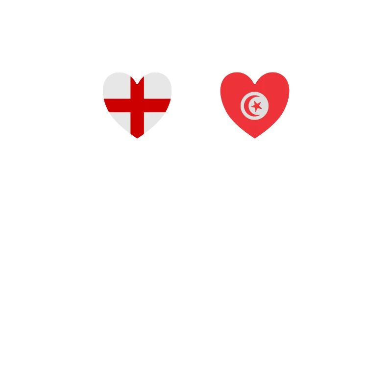 Angleterre et Tunisie Drapeau tunisien Drapeaux