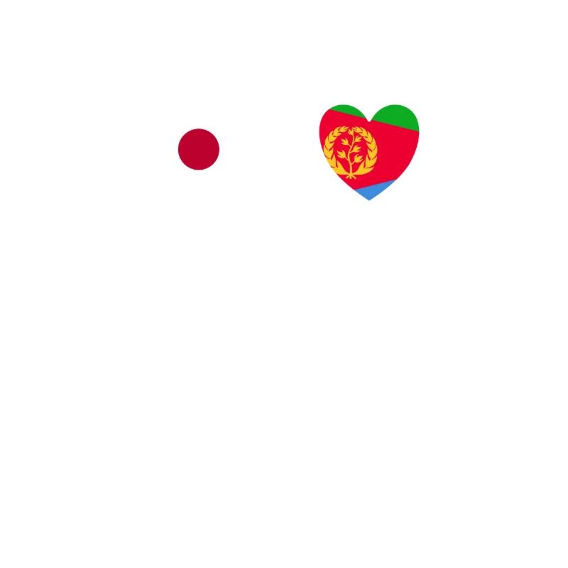 Japon et Érythrée Drapeaux du drapeau érythréen