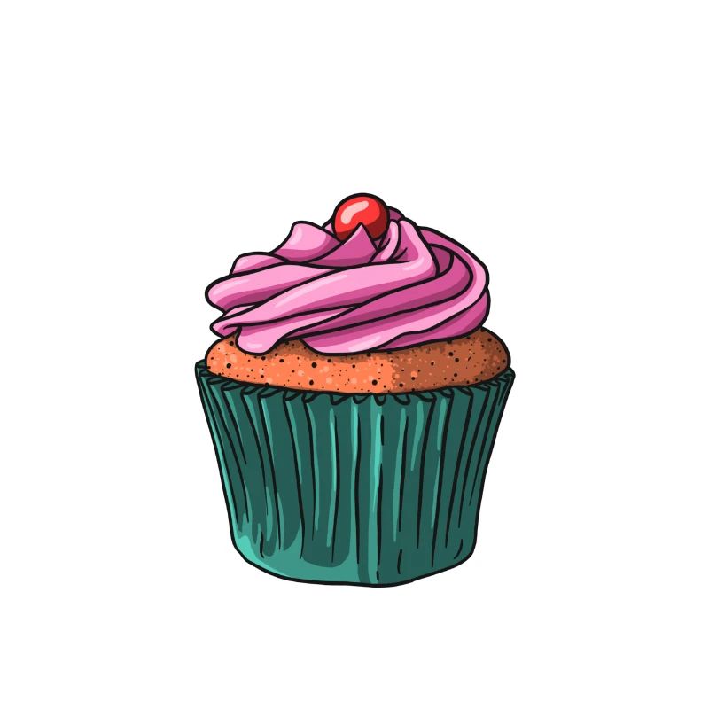 Pink muffin