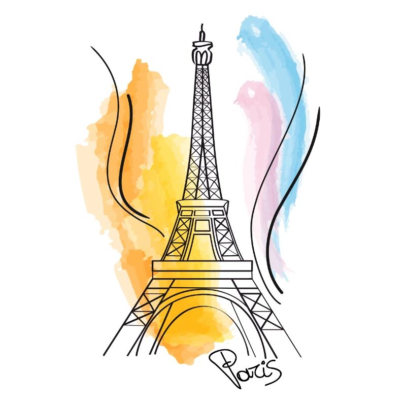 Eiffel Tower drawing