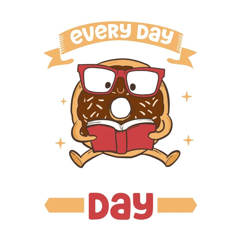 Book Reader Reading Literature Bookworm Gift Idea