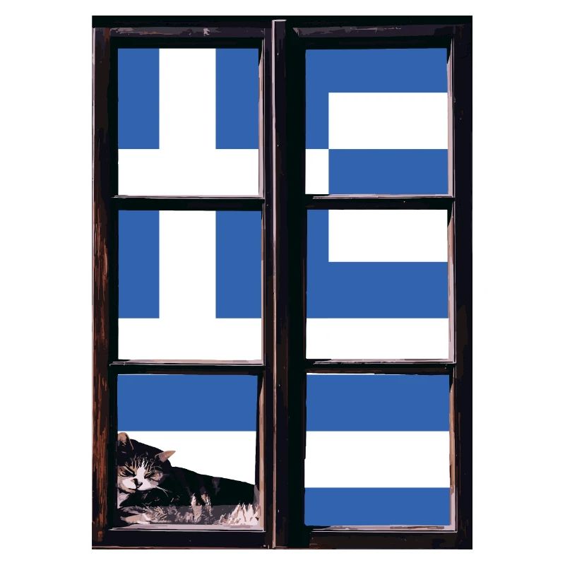 Drapeau de la Grèce Hellas Athènes Drapeau grec