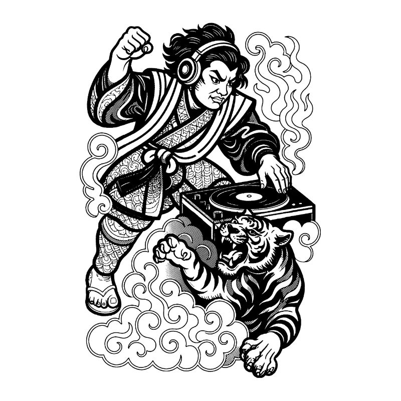 Tiger Shirt: Samurai mixes the deep techno beat