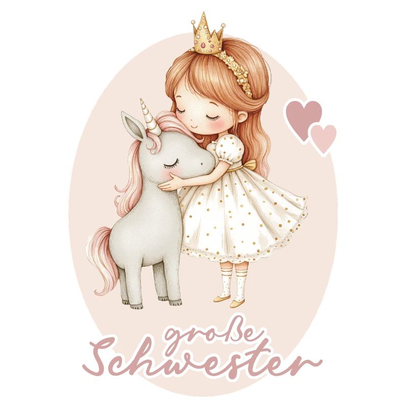 Grosse Schwester Maedchen Einhorn 4