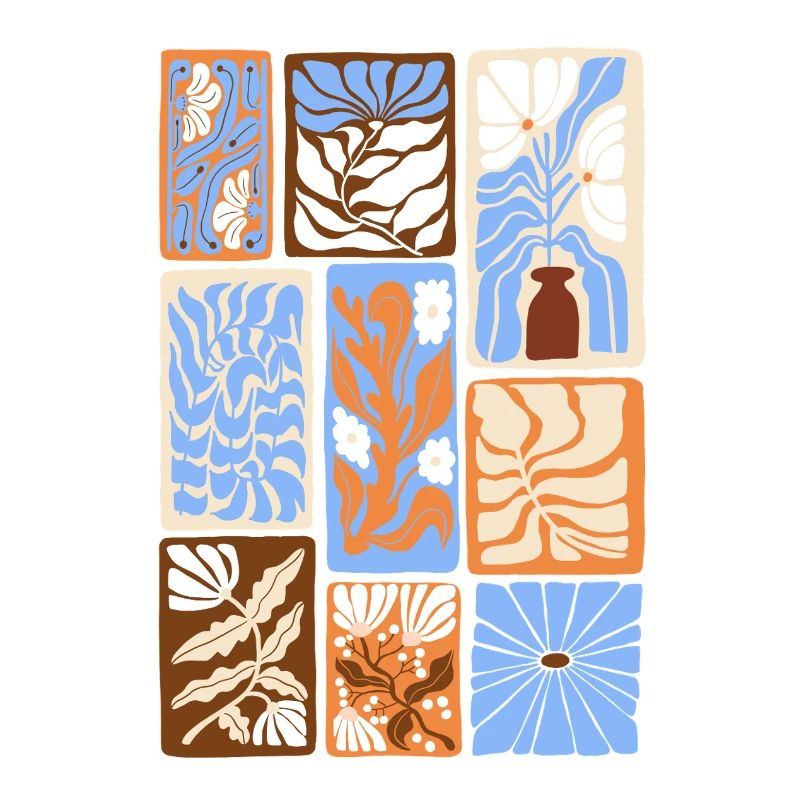 Abstract Botanical Patterns