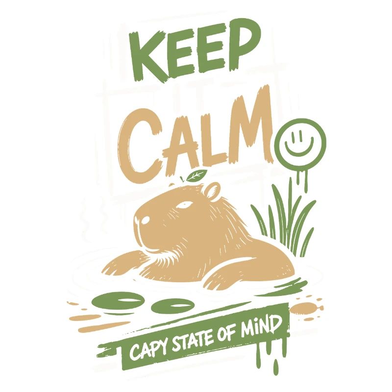 Keep It Calm Capy State Mind